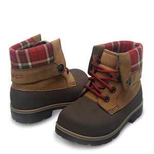 Like new Crocs Espres/Hazelnut Cobbler Hiking Boot